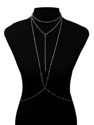 bra chain body jewelry