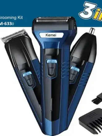 Kemei 3 in 1 Professional Rechargeable Hair Trimmer
