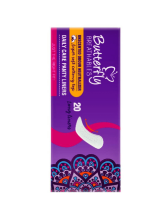 BUTTERFLY BREATHABLES PANTY LONG LINER